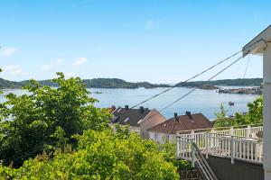 a view of a river from a house at Kragerø hytte havsutsikt in Kragerø