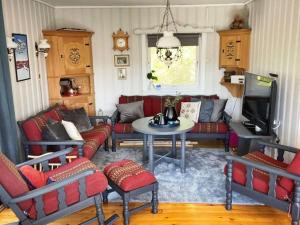 Χώρος καθιστικού στο 4 person holiday home in Svelgen-By Traum