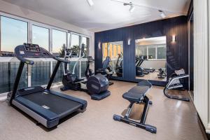 Fitness centrum a/nebo fitness zařízení v ubytování Hotel Franz