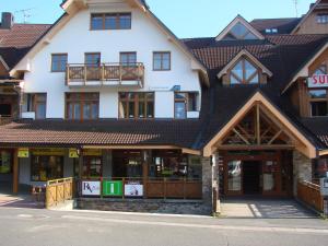 Budynek, w którym mieści się apartament