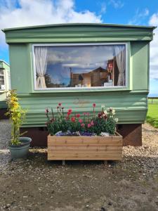 Zahrada ubytování Birchlea Caravan