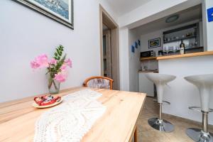 Kuchyň nebo kuchyňský kout v ubytování Bozena