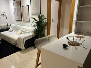 Postel nebo postele na pokoji v ubytování Superbe Appartement kantaoui sousse