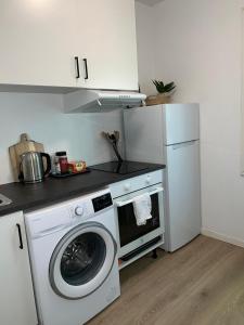 Kjøkken eller kjøkkenkrok på Leilighet i Gamle Oslo