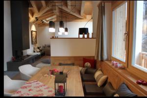 Posezení v ubytování Chalet Binna