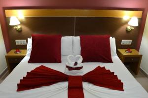 Posteľ alebo postele v izbe v ubytovaní Hotel Regio 2