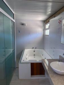 Koupelna v ubytování Beachcamp Maresias