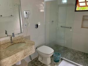 Um banheiro em Pousada Caminho das Candeias