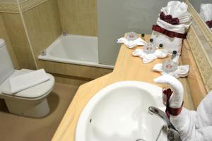 Kúpeľňa v ubytovaní Hotel Regio 2