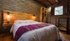 Postel nebo postele na pokoji v ubytování Casa Regina Oaxaca + 37 fotografií