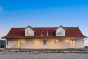 a large house with a red roof at Ranchette Ponderosa - The Freemont #2 at Wind Walker Homestead in Spring City