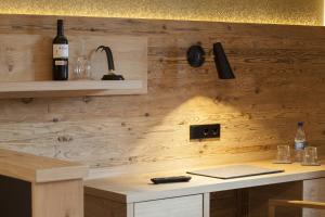 Kuchyň nebo kuchyňský kout v ubytování Boutique Hotel Gams