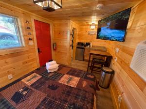 Μια τηλεόραση ή/και κέντρο ψυχαγωγίας στο Newly Remodeled Motel in Gatlinburg! +33 φωτογραφίες