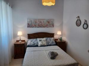 Postel nebo postele na pokoji v ubytování Summer Marsalforn Holiday Apartment