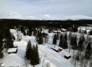 Book in Borgafjäll - New cabins for rent at the slalom slope v zimě