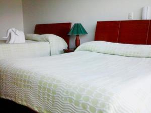 Hotel Santris客房内的一张或多张床位