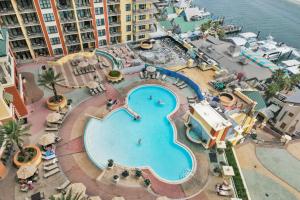 an overhead view of a pool at a resort at Emerald Grande 324 in Destin