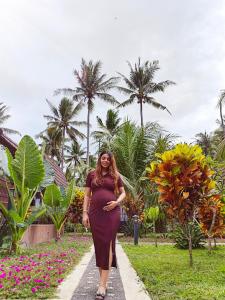 Zahrada ubytování Mahaloka Valley Nusa Penida
