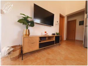 A television and/or entertainment centre at Apartman Mila