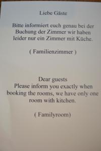 a screenshot of a cell phone screen with the text eldest strike at Pension Chalet Bergseegut in Wagrain