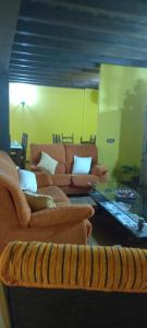 A seating area at El Rincon Del Villar