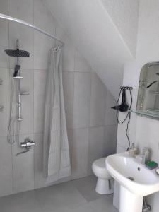 Koupelna v ubytování B&B NaBaDa