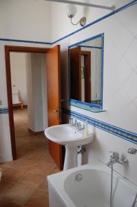 Koupelna v ubytování Farmstay La Morella