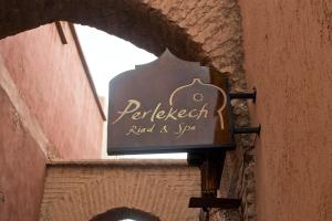 Certifikát, hodnocení, plakát nebo jiný dokument vystavený v ubytování Perlekech Riad & Spa
