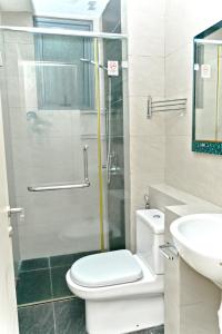 Koupelna v ubytování Bulan Guesthouse Imago