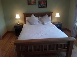 Postel nebo postele na pokoji v ubytování Doonard Manor B&B