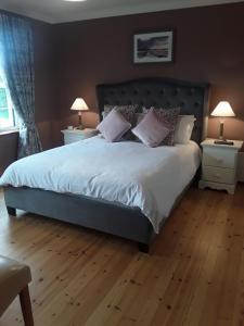 Postel nebo postele na pokoji v ubytování Doonard Manor B&B