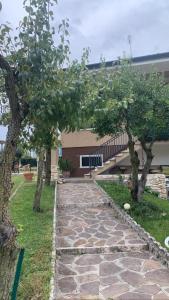 A garden outside Villa Rita