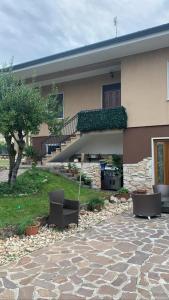 A garden outside Villa Rita