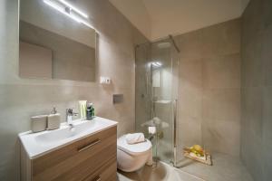 Koupelna v ubytování Rákosárna Suites & Apartments