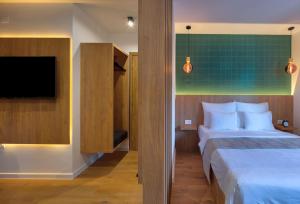 Voodi või voodid majutusasutuse Hotel Sinan Han toas