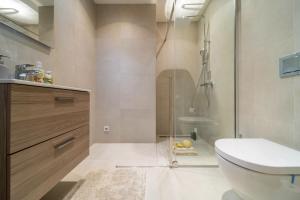 Koupelna v ubytování Rákosárna Suites & Apartments