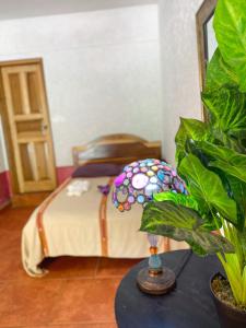 Postel nebo postele na pokoji v ubytování El Mirador de Tansu