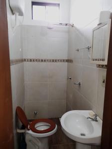 Koupelna v ubytování Apartamentos Victoria