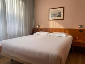 Postel nebo postele na pokoji v ubytování Crystal Hotel Varese