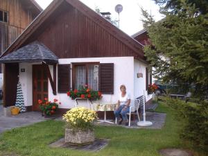 Ogród w obiekcie Ferienhäuschen Kathrein