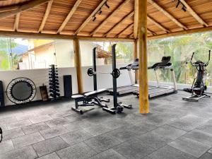 Fitness centrum a/nebo fitness zařízení v ubytování Imperatriz Paraty Hotel