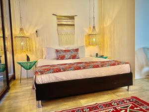 Ένα ή περισσότερα κρεβάτια σε δωμάτιο στο Hotel Boutique Budapez
