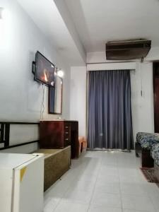 TV a/nebo společenská místnost v ubytování Windsor Hotel Luxor