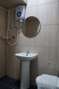 Koupelna v ubytování Unikarya Lodge