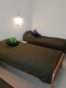 מיטה או מיטות בחדר ב-Kiss-Szőllősi Vendégház II LOLA