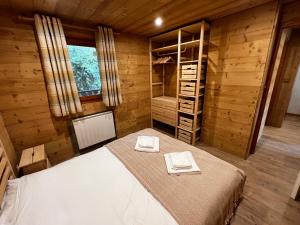 Cama ou camas em um quarto em Lovely apartment in Col du Corbier