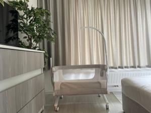 Postel nebo postele na pokoji v ubytování Apartmán Darsinka