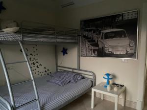 Posteľ alebo postele v izbe v ubytovaní Apartamento con terraza sobre La Marina de Sotogrande
