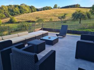Posedenie v ubytovaní Gîte des Tannières