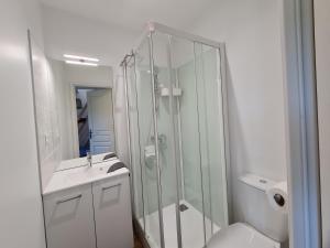Kúpeľňa v ubytovaní Gîte des Tannières